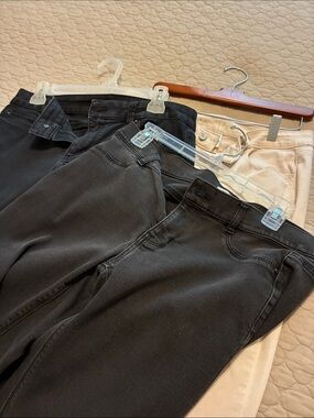 Three pair of White House, black market jeans